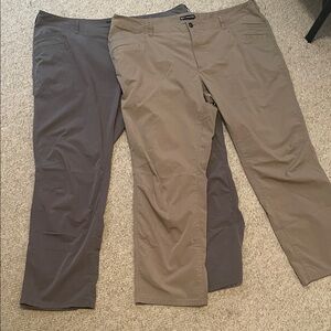 5.11 Tactical Ridgeline Pants.  Gray and Tan Chinos Size 44/32